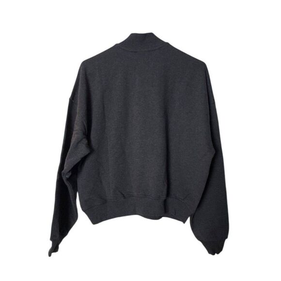 Gymshark S Gray Half-Zip Pullover Sweatshirt Small - Picture 2 of 6